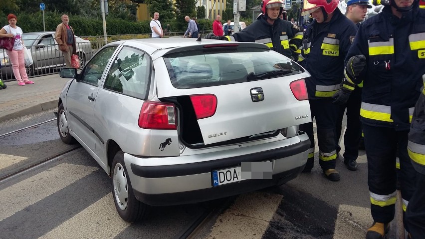 Wypadek na Krakowskiej. Nie jeździły tramwaje 
