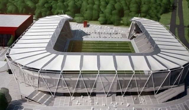 Tak miał wyglądać nowy stadion miejski przy al. Unii.&#8200;Na inwestycję miasto miało przeznaczyć 150 milionów złotych.