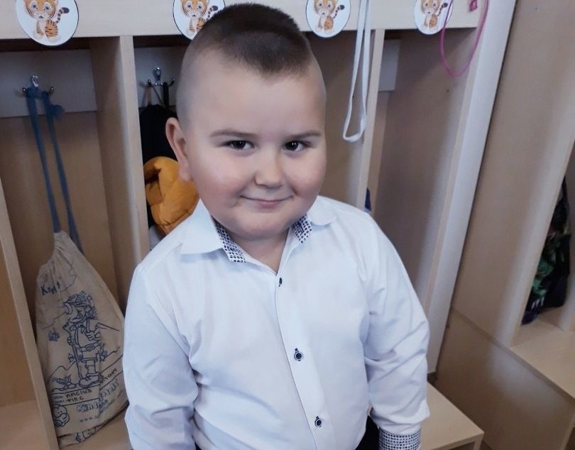 Franio Lisek ma 4 lata, chodzi do przedszkola w Wolanowie.