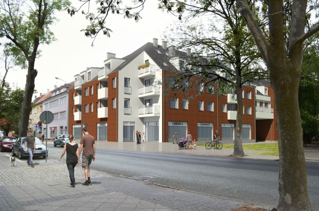 Nowe mieszkania przy ul. Oleskiej w Opolu - wizualizacja