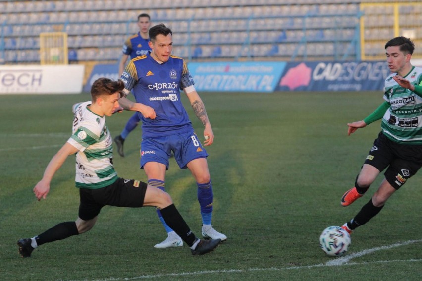 6.03.2021 r. III liga: Ruch Chorzów - Polonia-Stal Świdnica....