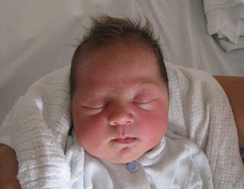 Aleksandra Olton przyszła na świat 1 sierpnia, ważyła 3100 g...
