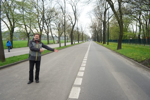 Waldemar Domański wymyślił, aby z al. 3 Maja stworzyć ulicę grającą hejnał mariacki