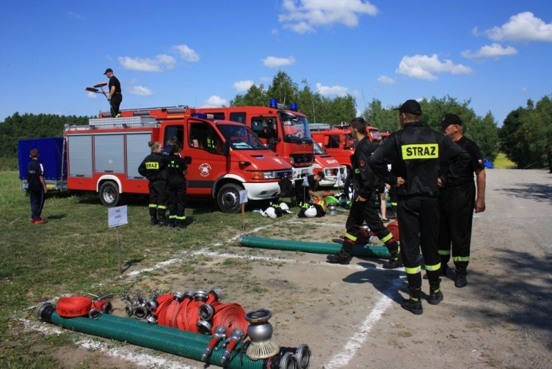 Strażacy z gminy Zabierzów pokazali przygotowanie bojowe na zawodach sportowo-pożarniczych