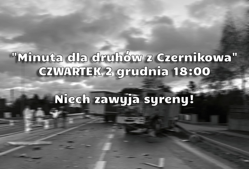 W tragicznym wypadku w Czernikowie zginęło dwoje strażaków z...