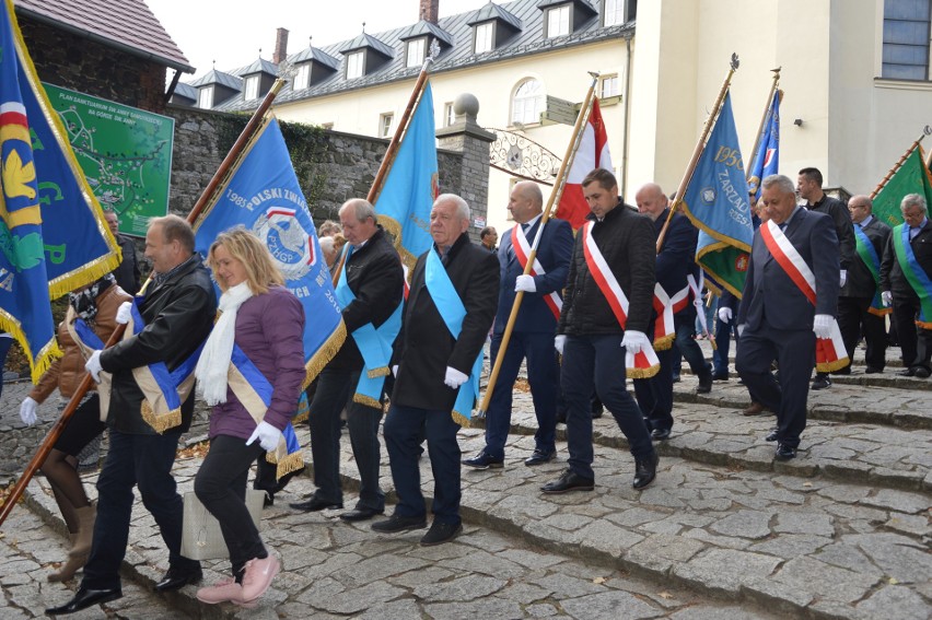 Pielgrzymka hodowców gołębi na Górę św. Anny