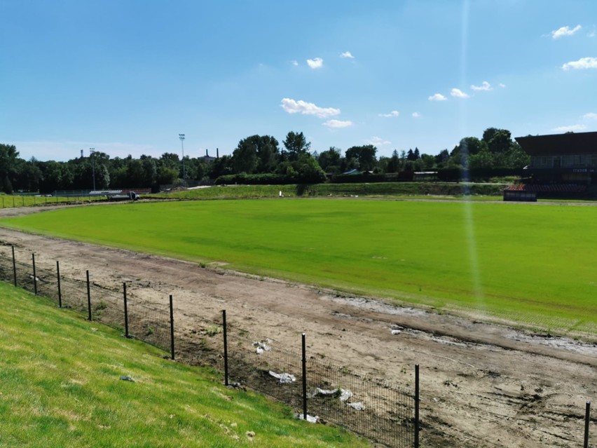 W Czeladzi trwa pierwszy etap przebudowy Stadionu Miejskiego...