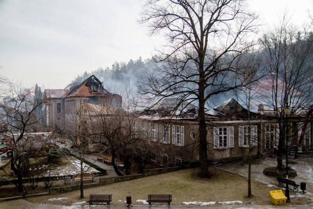 Uzdrowisko Szczawno-Zdrój po pożarze