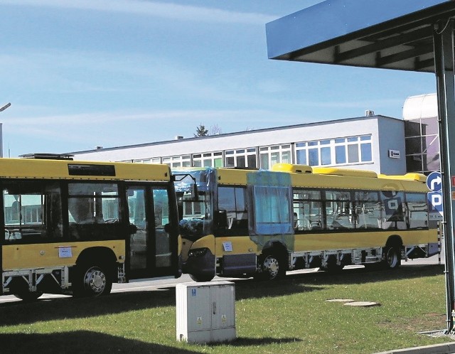 Nowe autobusy na terenie fabryki Scania. Pierwsza partia ma wyjechać na ulice Słupska jeszcze w kwietniu.