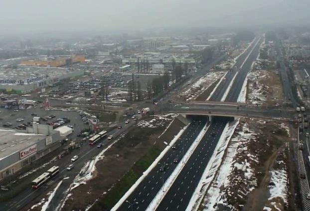 Ulica Struga w Szczecinie z lotu ptaka