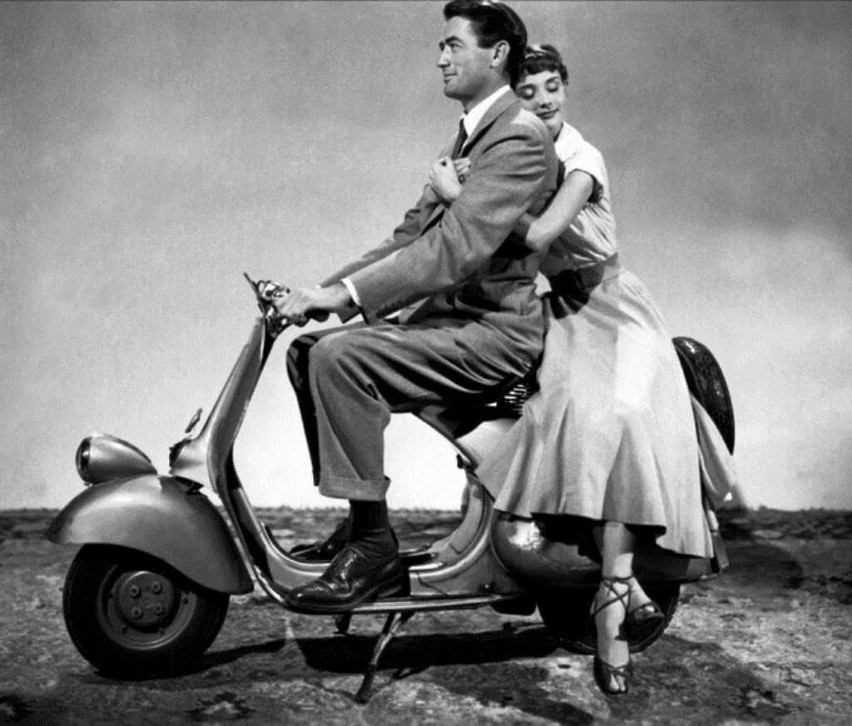 Audrey Hepburn, Gregory Peck i Vespa rocznik 1953. Część...