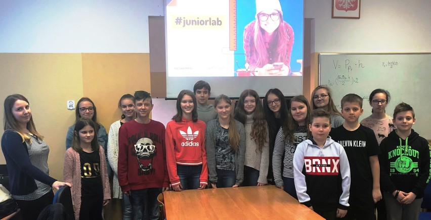 Projekt "Junior Media". Warsztaty dziennikarskie w Szkole Podstawowej w Kadzidle