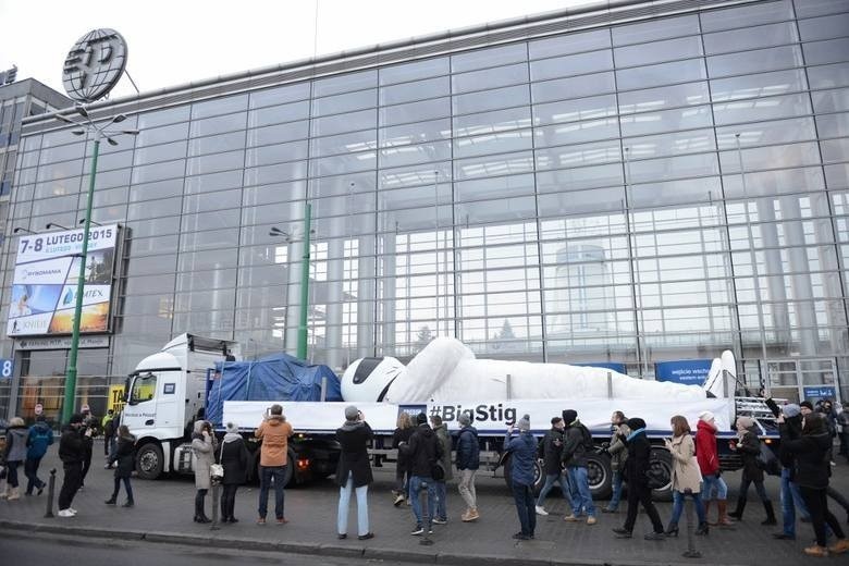 Big Stig w Poznaniu: Ogromny posąg pojawił się na MTP / Fot....