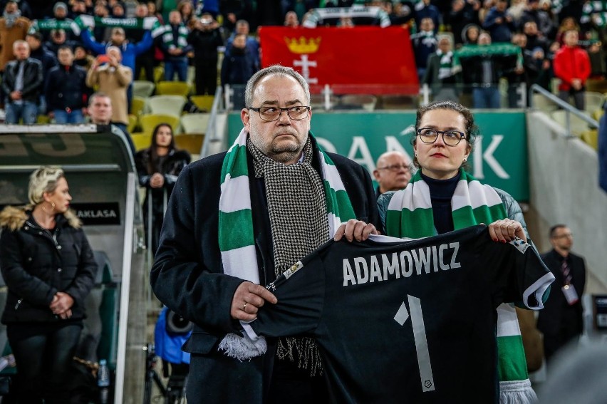 Lechia Gdańsk - Pogoń Szczecin. Hołd dla Prezydenta Pawła...