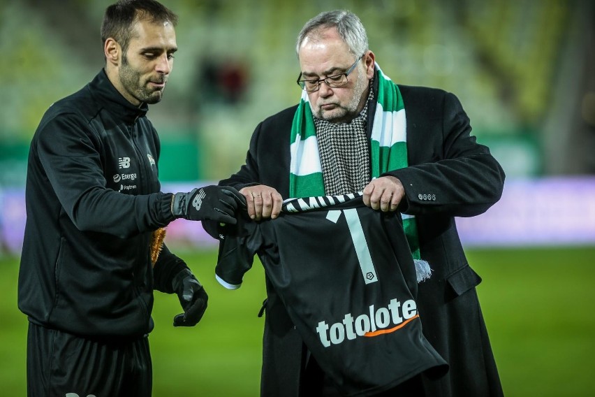 Lechia Gdańsk - Pogoń Szczecin. Hołd dla Prezydenta Pawła...