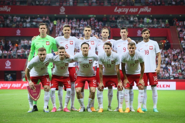 Fot. Reprezentacja Polski podczas meczu z Niemcami