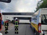 Kraków. Autobus zablokował ulicę Tyniecką i nie mógł się ruszyć