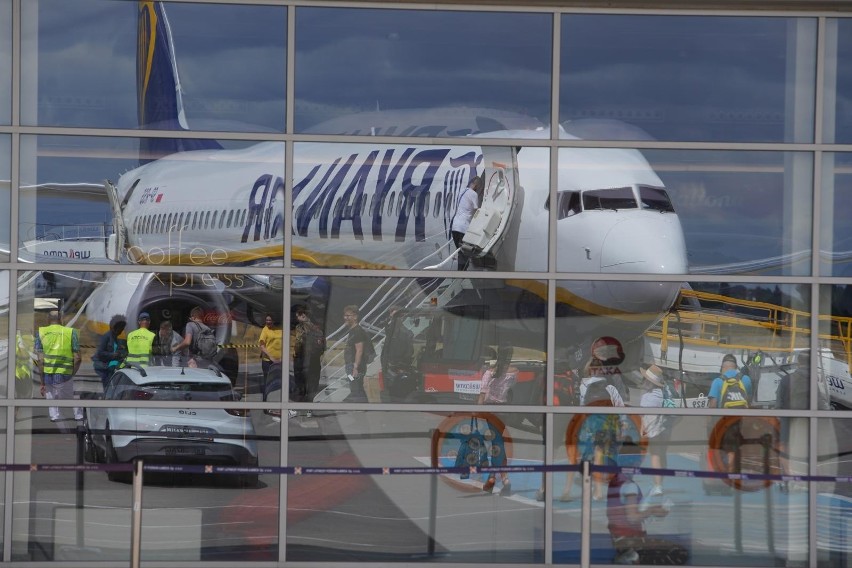 03.07.2019 poznan gd ryanair nowa linia lotnicza z lawicy do...