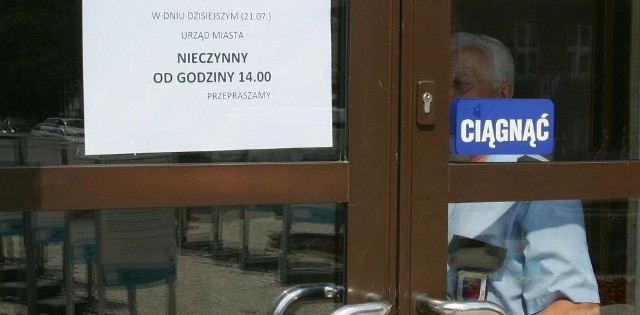 Urząd Miasta Szczecin dziś był nieczynny od godz. 14.