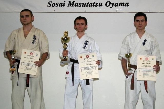 Michał Ciechanowski na najwyższym podium