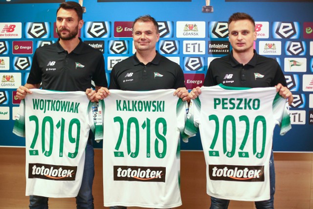 Sławomir Peszko, Grzegorz Wojtkowiak i Maciej Kalkowski przedłużyli umowy z Lechią Gdańsk