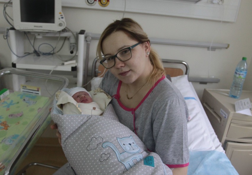 Natalia Stojanowska z synkiem Filipem, pierwszym...