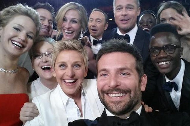 Oscary 2014 - Ellen DeGeneres namówiła do selfie gwiazdy na...