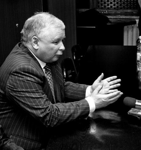 Jarosław Kaczyński wielokrotnie odwiedzał nasz region. Na zdjęciu: podczas wizyty w Ostrołęce