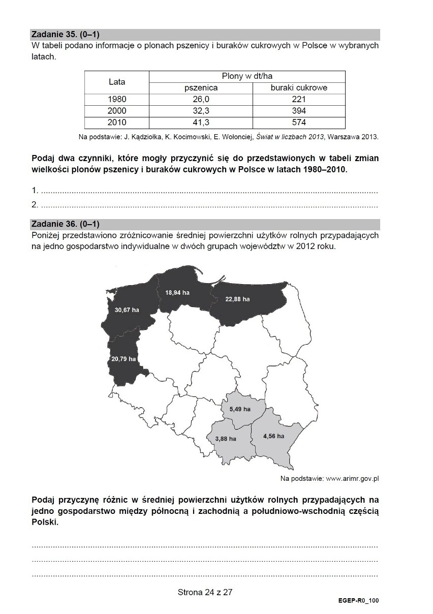 Próbna matura 2021: geografia poziom rozszerzony. ARKUSZ CKE + ODPOWIEDZI. Trudne zadania na egzaminie z geografii? 16.03.2021