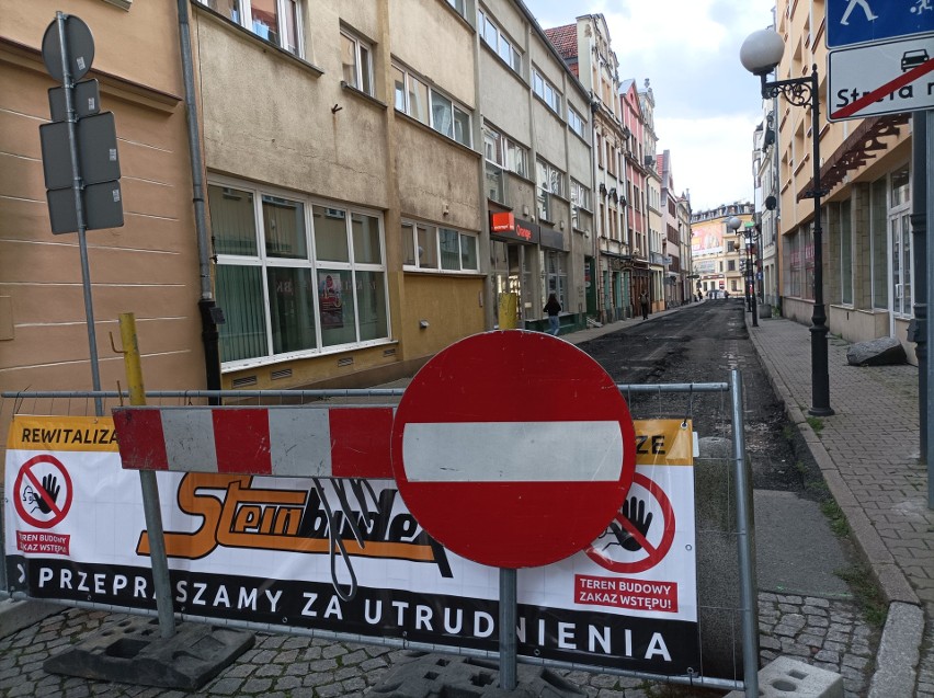 Remont ulic Krótkiej i Długiej zaczął się we wrześniu....