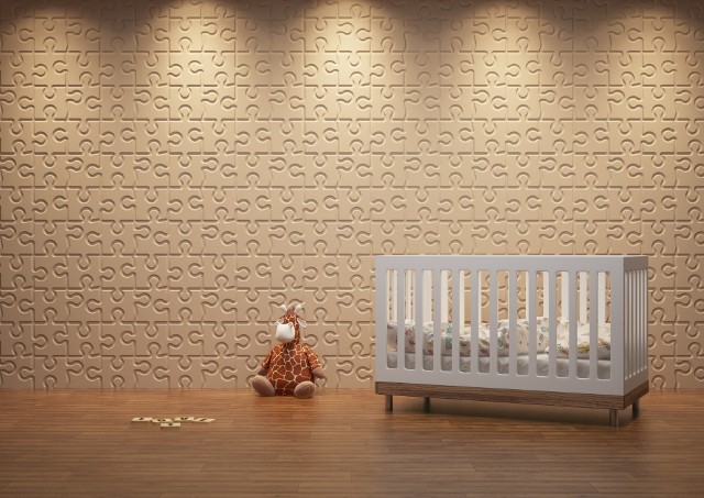 Dekoracyjne panele ścienne w pokoju dzieckaPuzzle jako dekoracja ścienna w pokoju dziecka