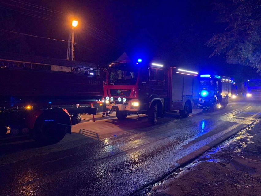 Gmina Krzeszowice. Pożar kotłowni w domu prywatnym. Jedna osoba poszkodowana