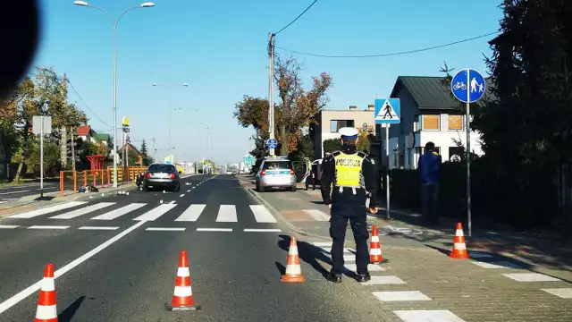 Wypadek na Produkcyjnej w Białymstoku. Potrącenie na przejściu dla pieszych