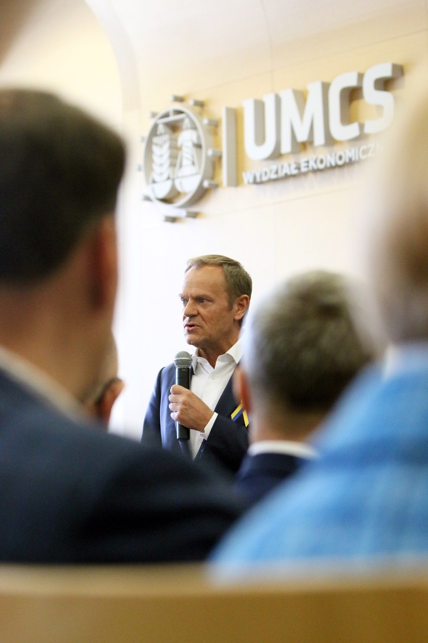 Donald Tusk na UMCS.