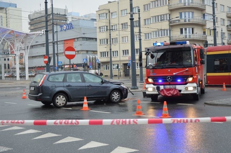 Groźny wypadek u zbiegu al. Kościuszki i al. Mickiewicza.