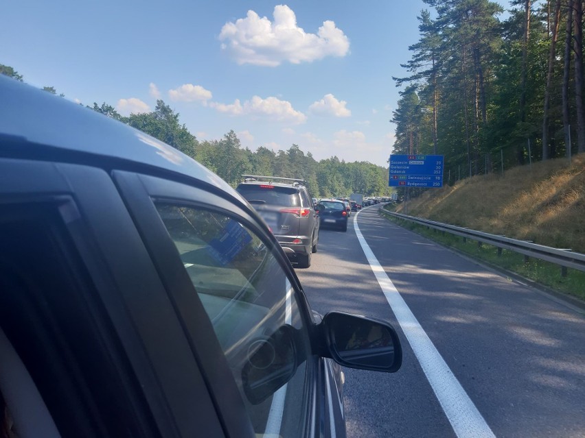 A6 w stronę Świnoujścia.