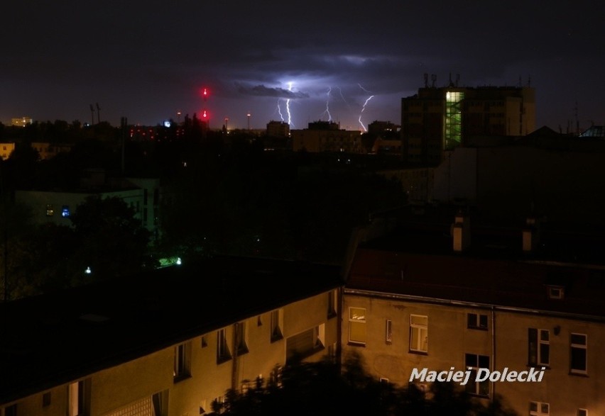 Burza nad Wrocławiem w nocy z 7 na 8 lipca 2015