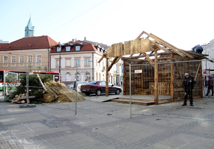 Szopka i świąteczne iluminacje zniknęły z centrum Lublina