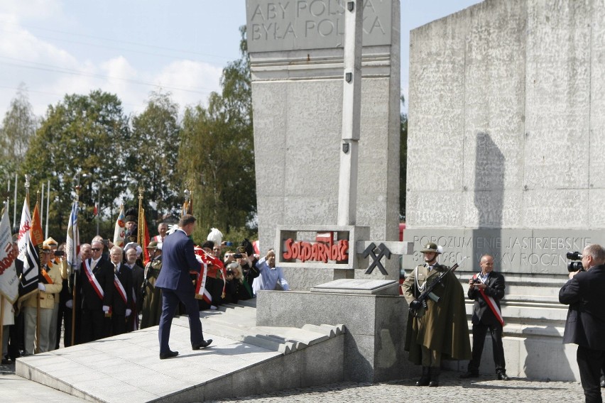 Prezydent Andrzej Duda w Jastrzębiu na uroczystościach...