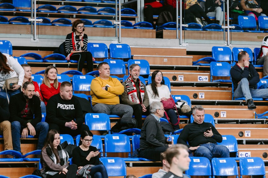 Fani podczas meczu Asseco Resovii z GKS-em Katowice.