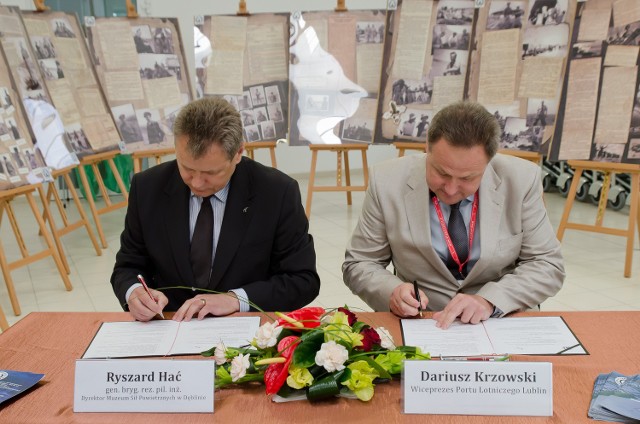 Port Lotniczy Lublin podpisał porozumienie z Muzeum Sił Powietrznych w Dęblinie