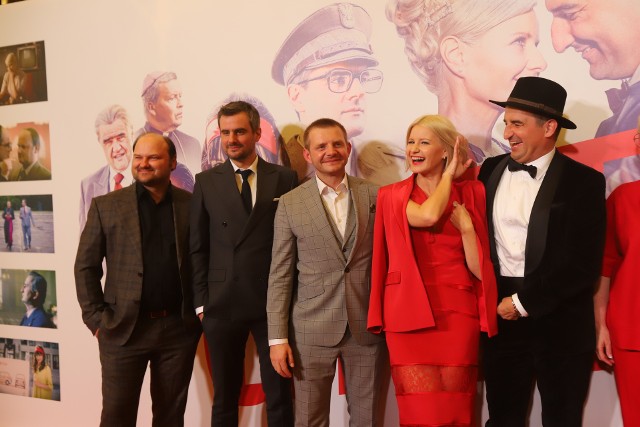 W Dąbrowiei Górniczej odbyła się premiera filmu "Gierek" zwraz z aktorami.