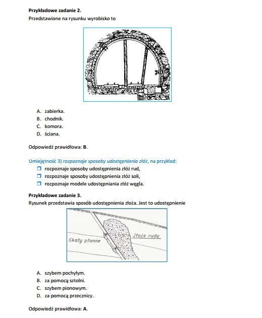 Nowy egzamin zawodowy 2014: TECHNIK GÓRNICTWA PODZIEMNEGO [ARKUSZE, PYTANIA]