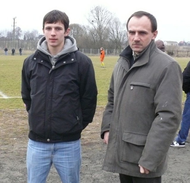 Pierwsze kroki na boisku Rafał stawiał pod okiem swojego taty, trenera Krzysztofa Wolskiego.