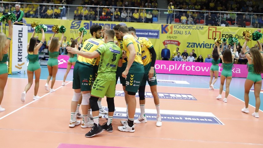 16.10.2021. PlusLiga: Aluron CMC Warta Zawiercie - GKS...