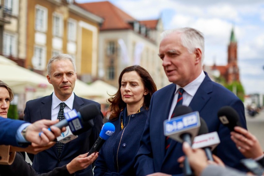 Jarosław Gowin wsparł Justynę Żalek, ubiegającą się o mandat...