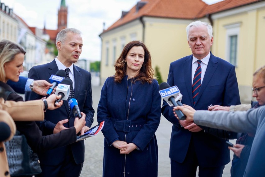 Jarosław Gowin wsparł Justynę Żalek, ubiegającą się o mandat...