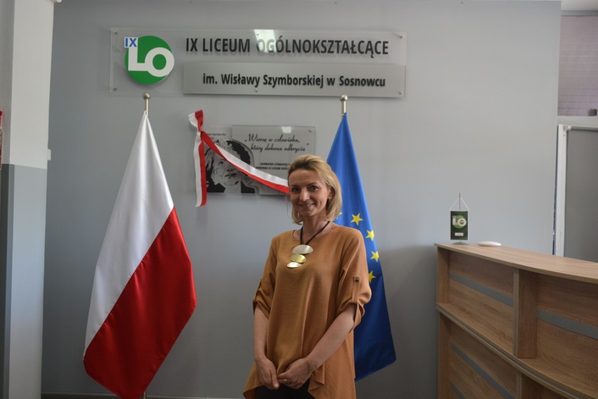 Ewelina Stasik, dyrektor IX LO w Sosnowcu, trzyma kciuki za...