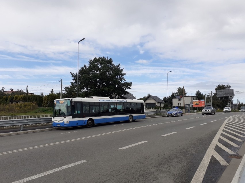 Wypadek autobusu w Rybniku....