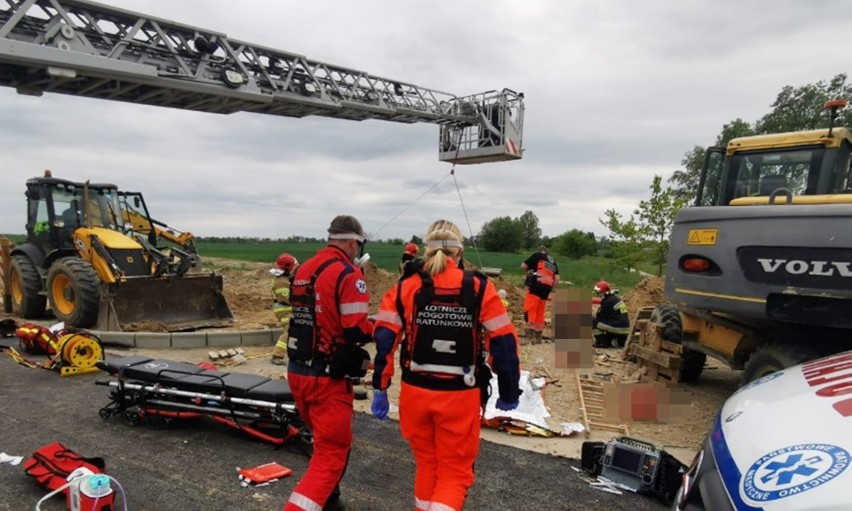 Wypadek w Stargardzie. Ziemia osunęła się na pracownika - 18.05.2020